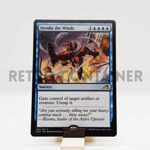 MTG Magic NEO Kamigawa Neon Dinasty - 1x EN NM 058 Invoke the Winds - Picture 1 of 1