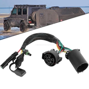 Arnés de cables barra de luz trasera de remolque para remolque Ford F-150 conector de 7 vías a 4 pines - Imagen 1 de 9