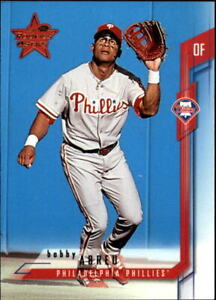 2001 (PHILLIES) Leaf Rookies and Stars #14 Bobby Abreu
