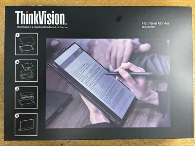 Lenovo ThinkVision M14t 35.6 cm (14") 1920 x 1080 pixels Full HD LED Black - Image 1 of 4