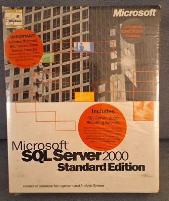 Microsoft SQL Server 2000 Standard - Windows - Englisch - 5 Clients - 228-00690 - Bild 1 von 4