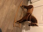 Vintage Rocking Horse, Brown, Used, 60’S