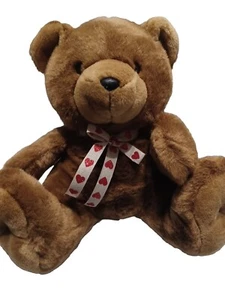 Vintage ASI 62960 Teddy Bear in Shades of Brown 9" Sitting Valentine's day Gift  - Picture 1 of 12