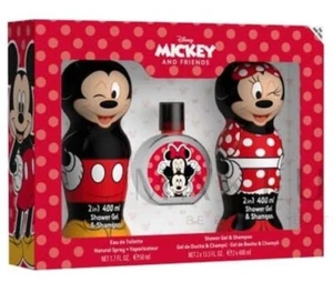 MICKY AND FRIENDS MINNIE COFANETTO CON EAU DE TOILETTE E 2 SHOWER GEL - Foto 1 di 1