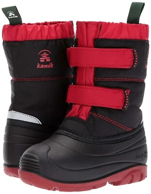 Botas de nieve Kamik unisex para niños pequeños calabaza rosa negro talla 5 233972 Foto 1 de 4