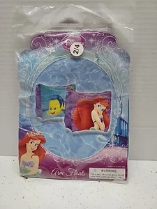 DISNEY Princess Ariel Inflatable Roll Up Arm Bands Swim Aid Learn To Swim NEW - Picture 1 of 4