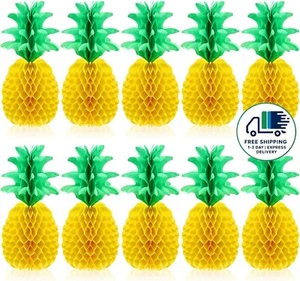 10 paquetes de de de decoraciones de piña de 14 pulgadas, centros de mesa de panal - Bild 1 von 7