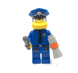 LEGO Chief Wiggum minifigure CMF Series Simpsons 71005 mini figure Policeman - Picture 1 of 5