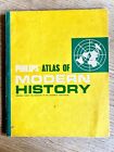 Philips' Atlas of Modern History 1967  Vintage Map