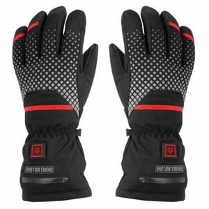 MotorTrend Rechargeable Heated Gloves for Motorcycle, Medium - Thermal Insulated - Picture 1 of 10