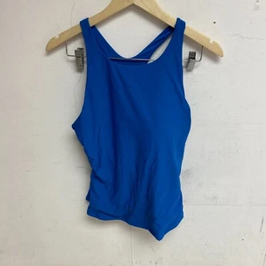 CALIA Women's High Support Cross Back Tankini Swim Top Royal Blue WSA23302 New! - Picture 1 of 9