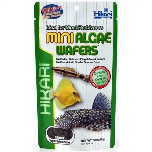 Hikari mini Algae Wafers Sinking 85g Pure Cultured Spirulina Marine Herbivores - image 1 of 1