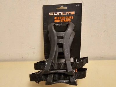 Sunlite ATB Toe Clips #94133....Black...Medium...Bike...Bicycle - Image 1 of 4