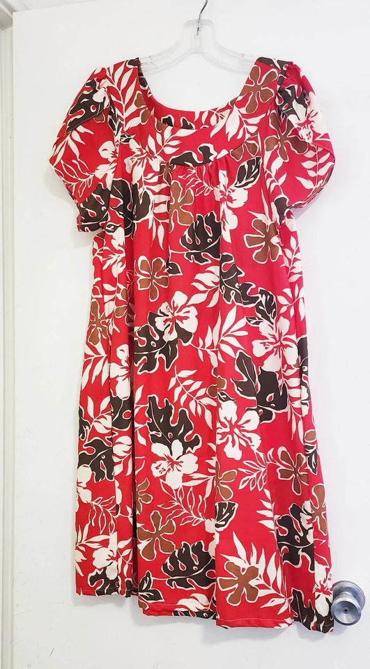Y Not Hawaii Womens Hawaiian Dress Muu Muu House Dress Sz L - NWOT - Image 1 of 1