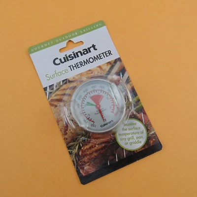 Termómetro de superficie Cuisinart parrilla barbacoa temperatura incluso cocinar lente a prueba de niebla Foto 1 de 4