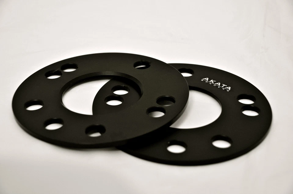 ESPACIADORES DE RUEDA 5MM 5X114.3 CB 68.1 NEGRO ANODIZADO PARA VEHÍCULOS ASTON MARTIN DB9 Foto 1 de 1