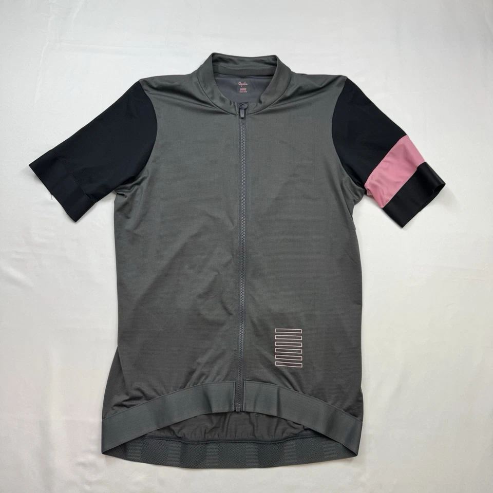 CAMISETA DE ENTRENAMIENTO RAPHA PRO TEAM MUJER Talla Grande Gris con Rosa Nueva Foto 1 de 4
