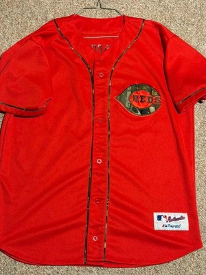 Majestic Cincinnati Reds Barnett Jersey - Image 1 of 4