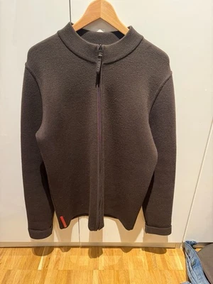 Orig. PRADA Sport Strickjacke Dark Brown Gr. L  Sehr Gut - Bild 1 von 4