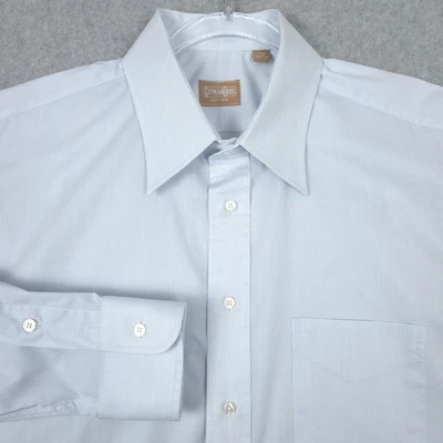Gitman Bros Shirt Mens 16.5 33 Striped Stretch Cotton Blend Business Casual USA - Image 1 of 4