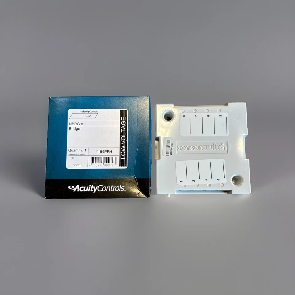 🔴Acuity Controls NBRG 8 Sensor Switch Lighting Control Bridge 8-Port‼️184PFH