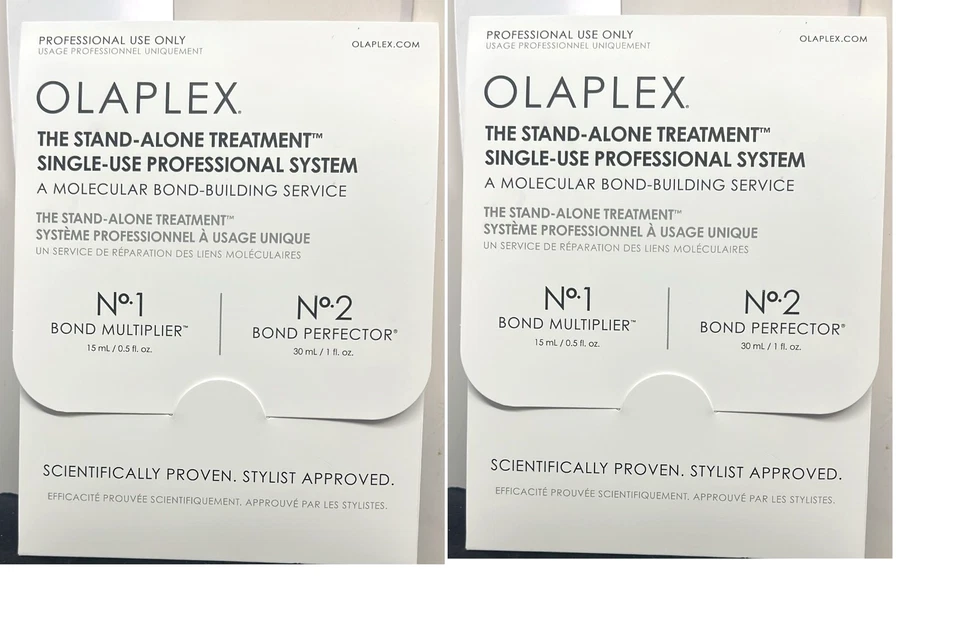 OLAPLEX Step 1 and 2 Single Use Professional System Bond Multiplier/Perfector