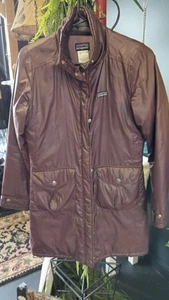 Patagonia Vintage Junior Teen L  Mid Length Purple Puffer Jacket Barely Worn - Picture 1 of 15