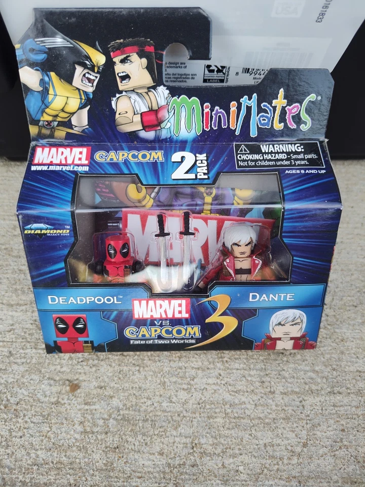 Marvel VS Capcom 3 Minimates Series 1 Mini Figure 2pack Deadpool Vs. Dante