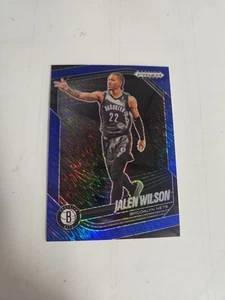 2024-25 Panini Prizm Black Blue Shimmer Prizm Jalen Wilson #108 12/35 FOTL - Bild 1 von 2