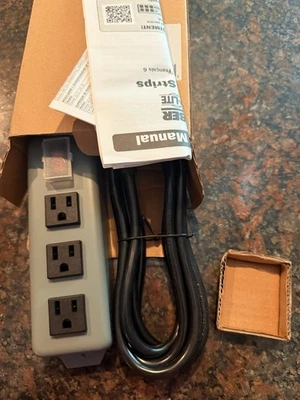 Tripp Lite Waber-by-Tripp Lite 3-Outlet Industrial Power Strip BRAND NEW IN BOX - Image 1 of 4