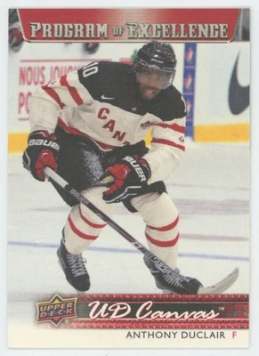 2014-15 UPPER DECK Anthony Duclair CANVAS PROGRAM OF EXCELLENCE C264 - Image 1 of 2