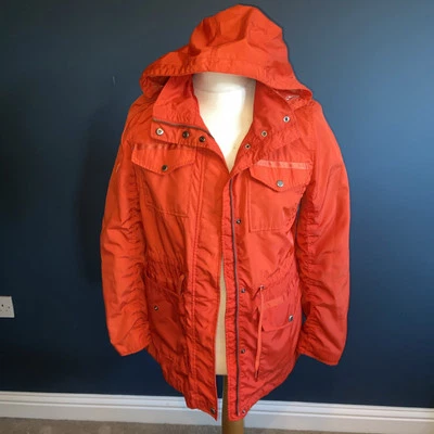 Marc New York Chaqueta de Lluvia Ajustada Roja Talla M 40 Pecho Foto 1 de 4