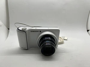 Samsung Galaxy Digital Camera EK-GC100 16.3MP White Tested & Charger Cable - Picture 1 of 16