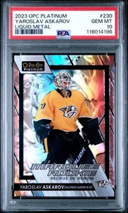 Yaroslav Askarov 2023-24 OPC Platino Líquido Metal Novato 🔥PSA 10 Gemas - POP 2🔥 - Imagen 1 de 2