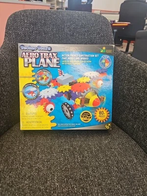 NIB Techno Gears Aero Trax Plane The Learning Journey Construction Set - Image 1 of 4