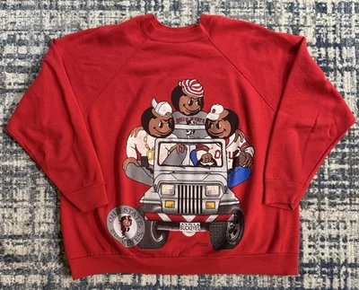 Camiseta Sudadera De Colección Años 90 Ohio State Buckeyes Jeep Rap 2XL OSU Deportes Universitarios Foto 1 de 4