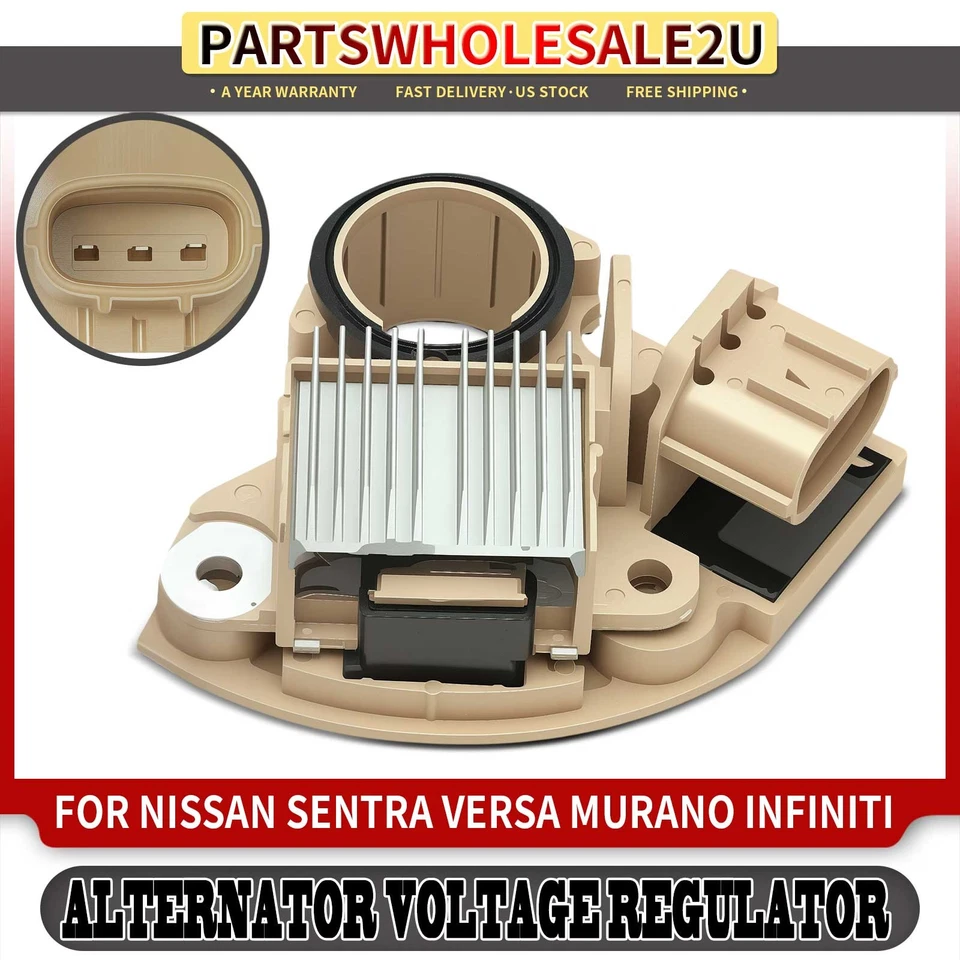 15.5V Alternator Voltage Regulator for Nissan Sentra 07-10 Versa Murano Infiniti - Image 1 of 4