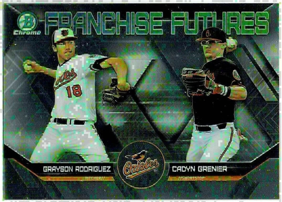 GRAYSON RODRIGUEZ / CADYN GRENIER 2018 Bowman Draft Franchise Futures #FF-BAL - Image 1 of 1