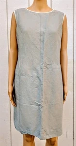 Vintage Valentino Miss V Taupe Sheath Dress Sleeveless Size 12 Made in Italy - Picture 1 of 7