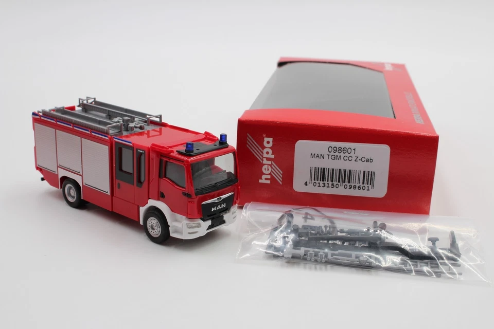 Herpa MAN TGM CC Z-Cab "Feuerwehr" Nr. 098601 1/87 /HN4017 - Bild 1 von 1
