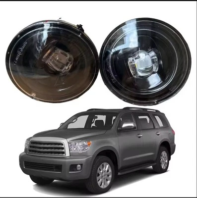 2x Luces antiniebla delanteras Lente LED 9005 H10 para Toyota Sequoia 2008-2013 Foto 1 de 3