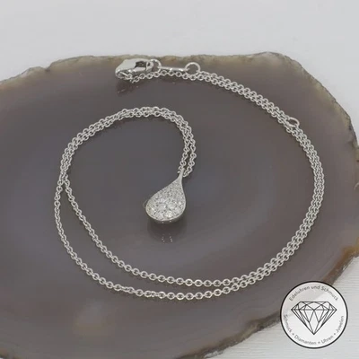 Wert 3.480,- Wempe Brillant Damen Collier Kette 750 / 18 Karat Weiß Gold xxyy - Bild 1 von 4
