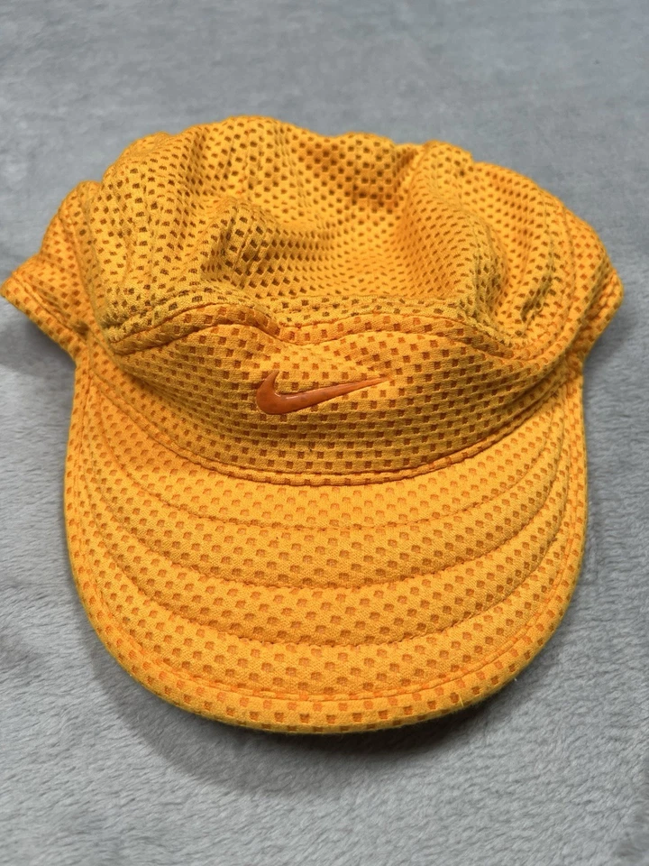 Gorra Nike Naranja Dri-FIT Tailwind 7 Paneles Correr Hip Hop Malla Jalea Swoosh Y2K Foto 1 de 4