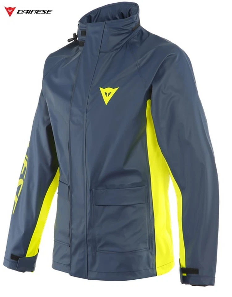 Jacket Waterproof Dainese Storm 2 Unisex Jacket Black Iris Fluo Yellow - Image 1 of 1