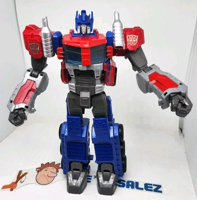 Figura Transformers Cyber Commander Optimus Prime 11" Hasbro F7663 2023 Foto 1 de 4