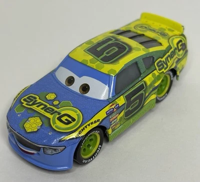 RARO Disney Pixar Cars 3 Lane Locke #5 SynerG MATTEL DXV53 Excelente Estado Foto 1 de 4