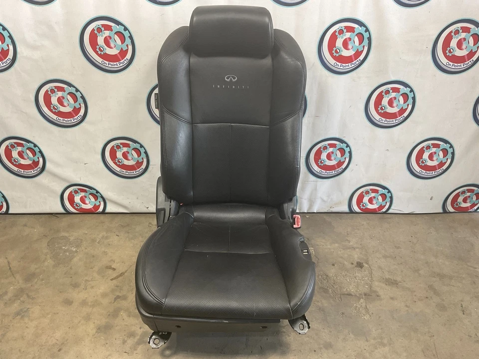 03-05 Infiniti G35 Coupe Passenger Right Power Leather Seat Black OEM 25BFND9 - Image 1 of 4