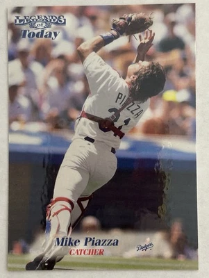 1998 Fleer Sports Illustrated Then & Now - Legends of Today Mike Piazza #121 B8 - Image 1 of 2