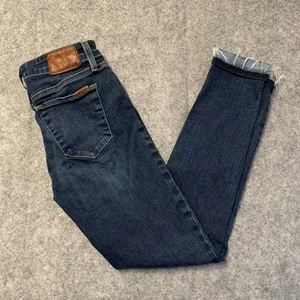Joe's Jeans Mujer 24 Azul Oscuro Lavado Impecable Puño Enrollado Ajustado Ajustado - Imagen 1 de 21