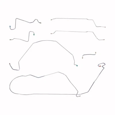 1967 年 Pwr 鼓雪佛兰 Malibu Chevelle 刹车线套件线 Conv 套件管 OE — 第 1/4 张图片